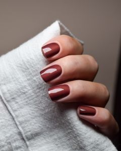 Nevio Dusty Cocoa Nailpolish Wraps – matte braune Nagelfolien mit warmem, mauvigem Unterton von Die Nageltante